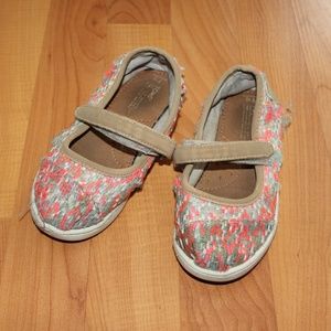TOMS Toddler Girl's Size 10T Mary Jane Shoes Flats